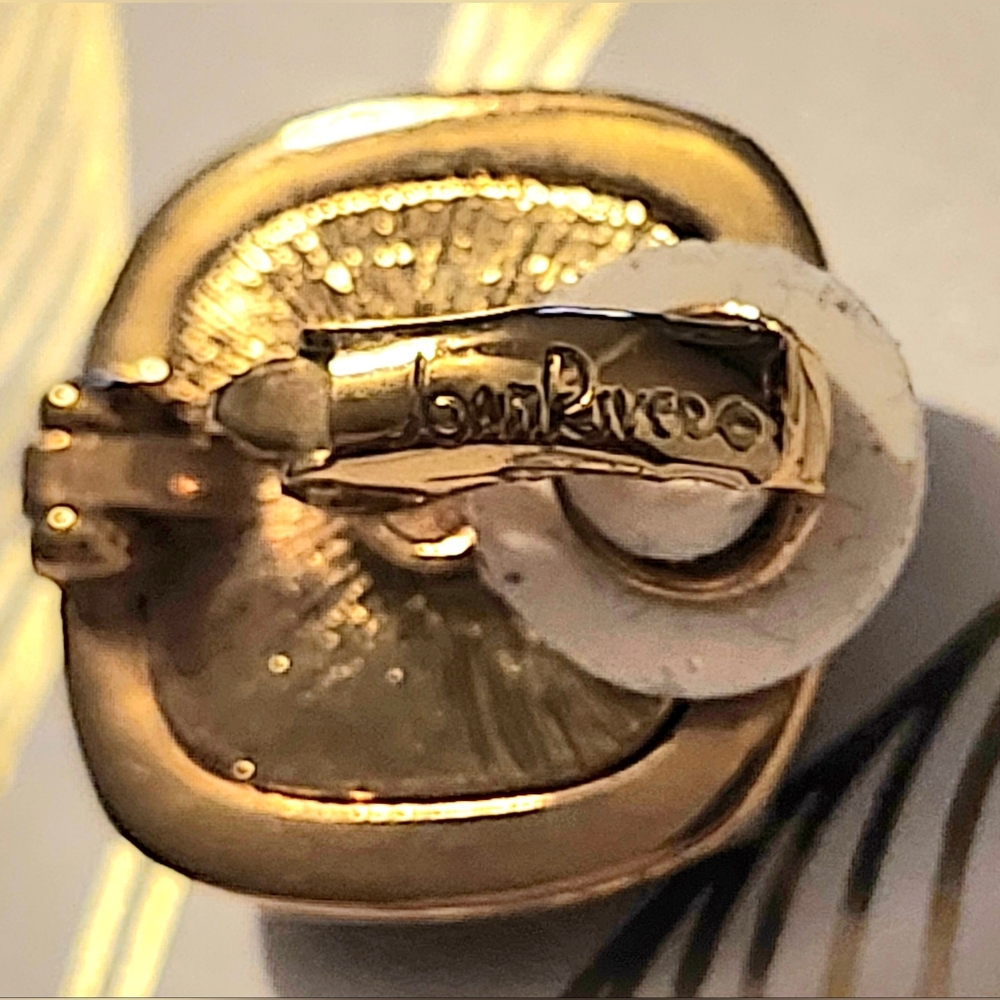 Vtg Joan Rivers Classics Collection "On Trend" Interchangeable Clip On Earrings - Picture 4 of 6